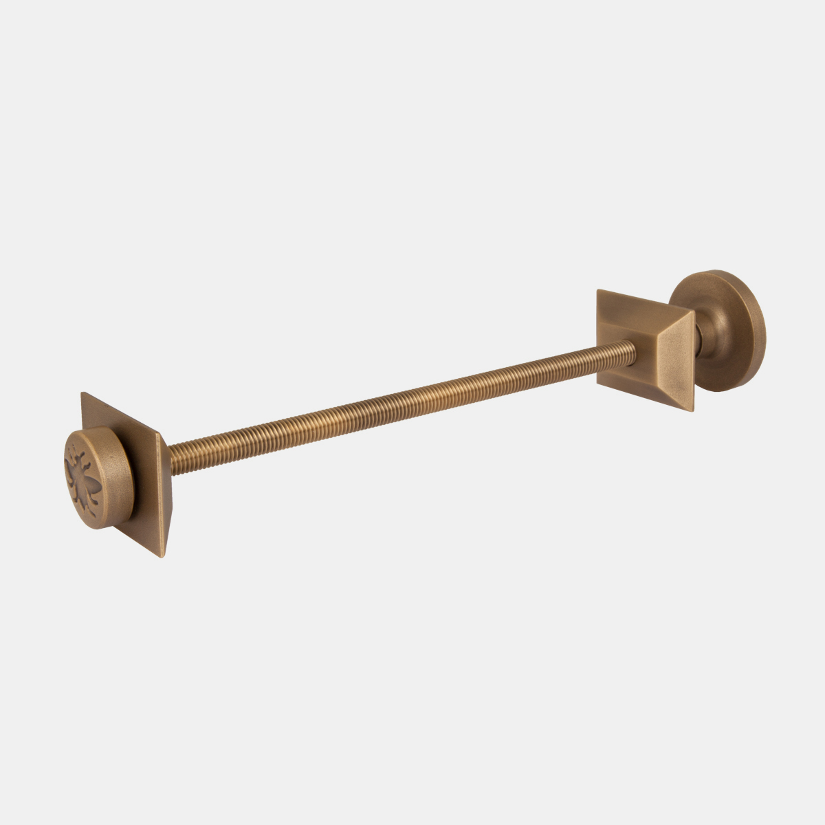 Whitworth Wall Stay - Natural Brass